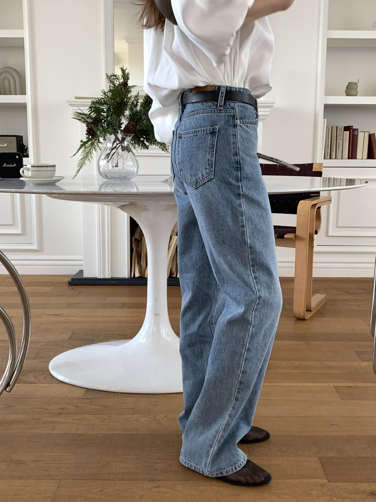 Laura straight fit denim pants