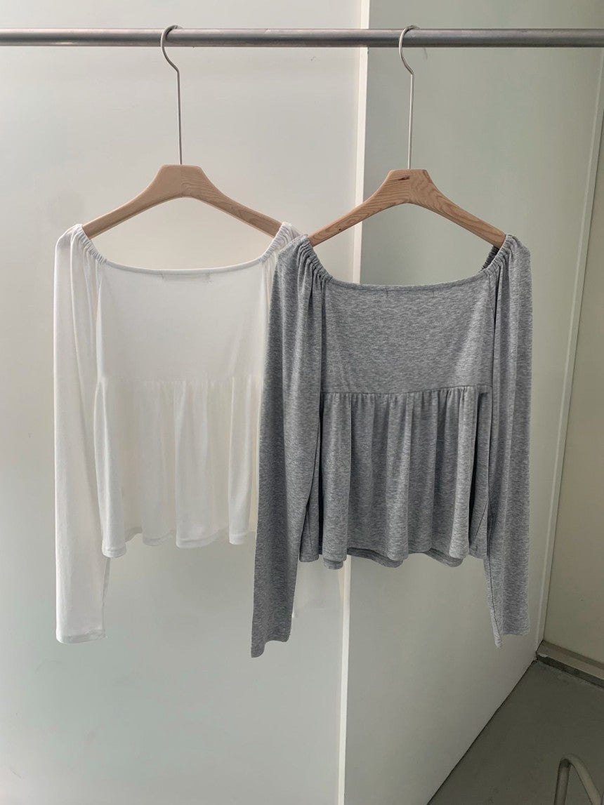 sale ivory即納 en blouse T-2col