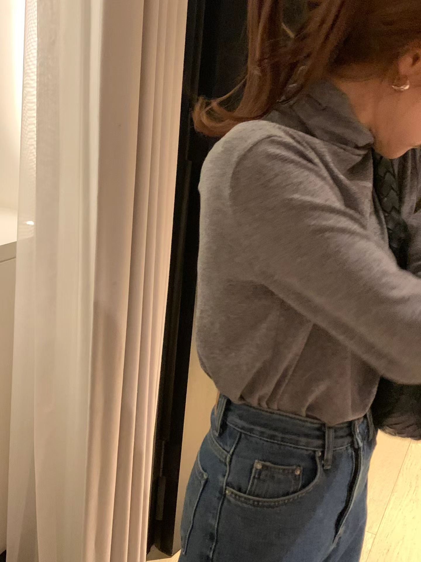 Ounce bow deep blue denim