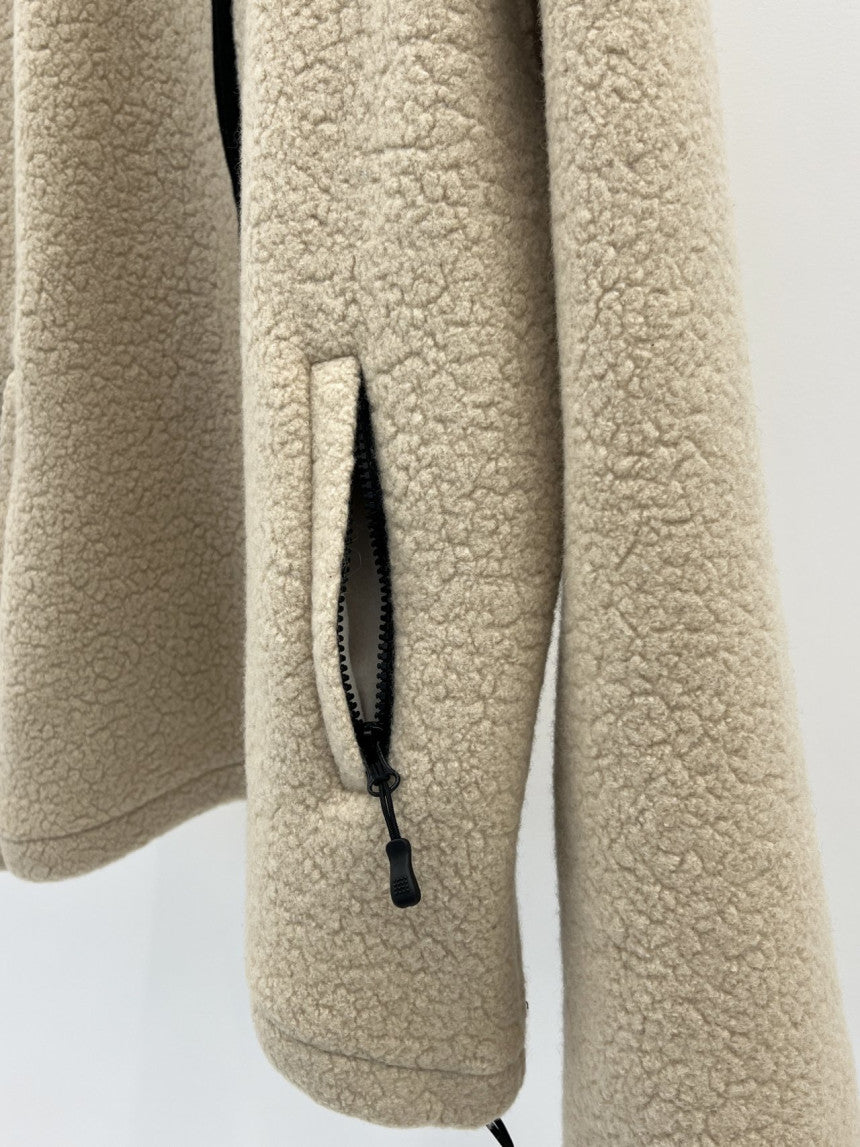 Cris fine wool dumble zip up jumper-3col