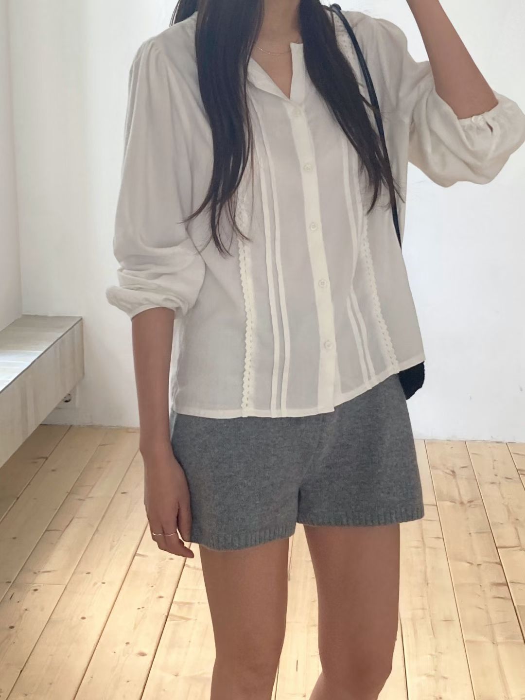 Earth gimo blouse-2col