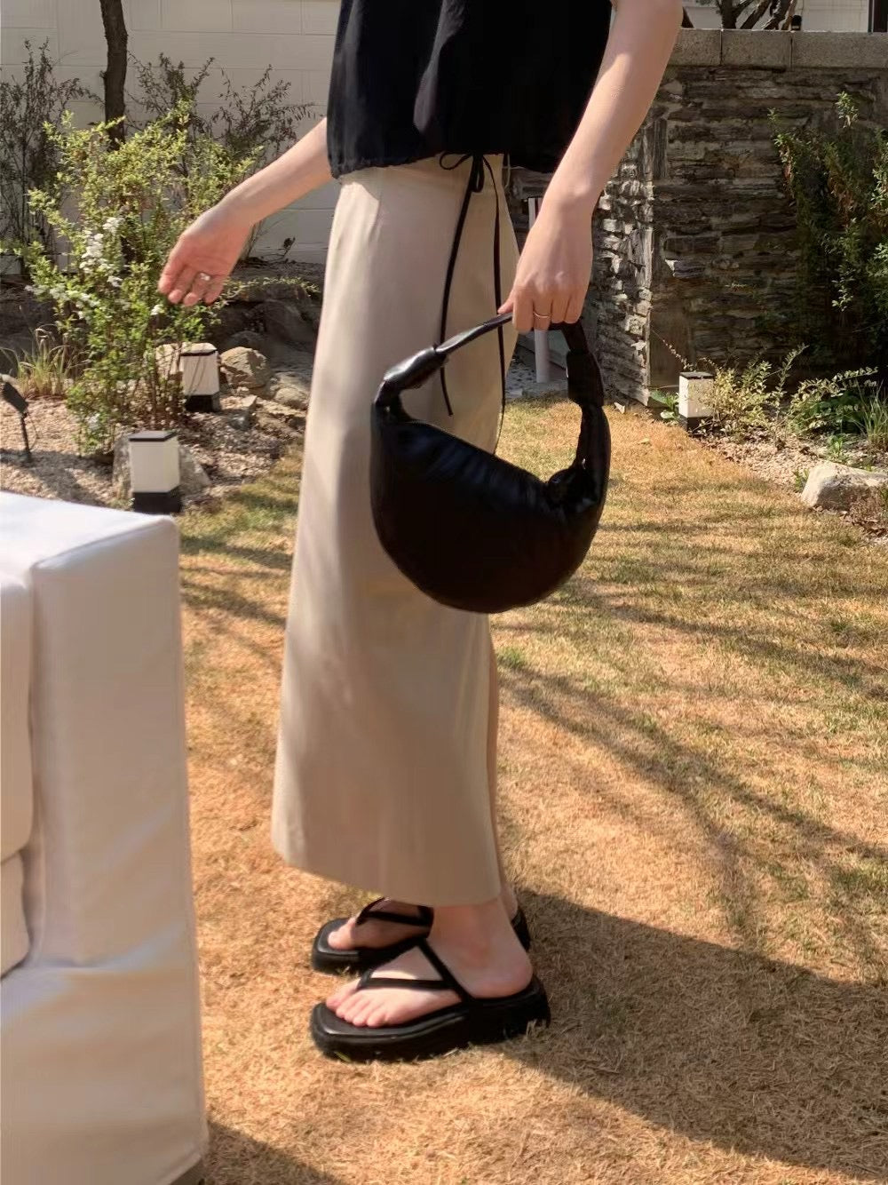 Ounce callum maxi skirt-2col