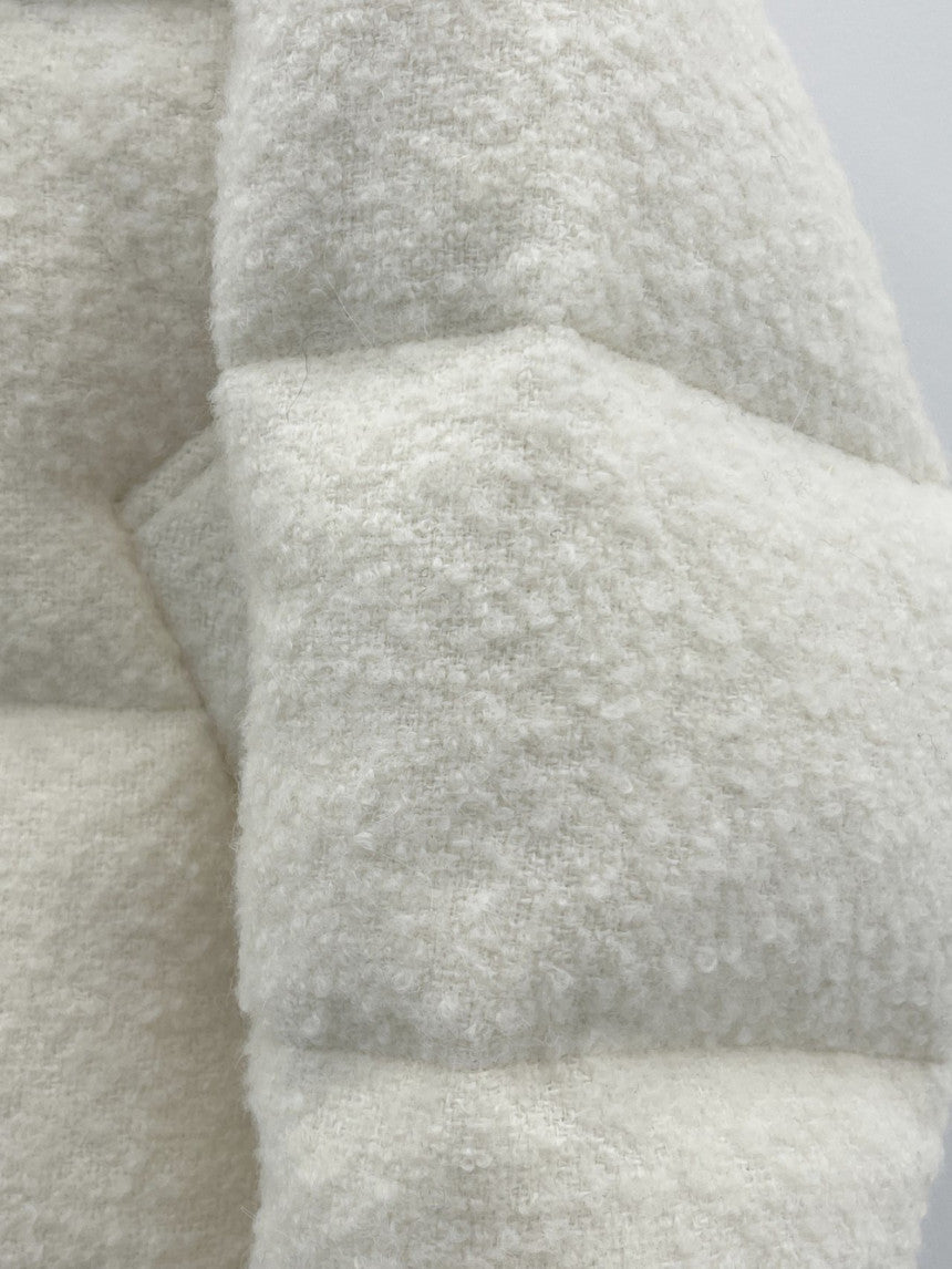 Bigben alpaca tweed duckdown short padding-2col