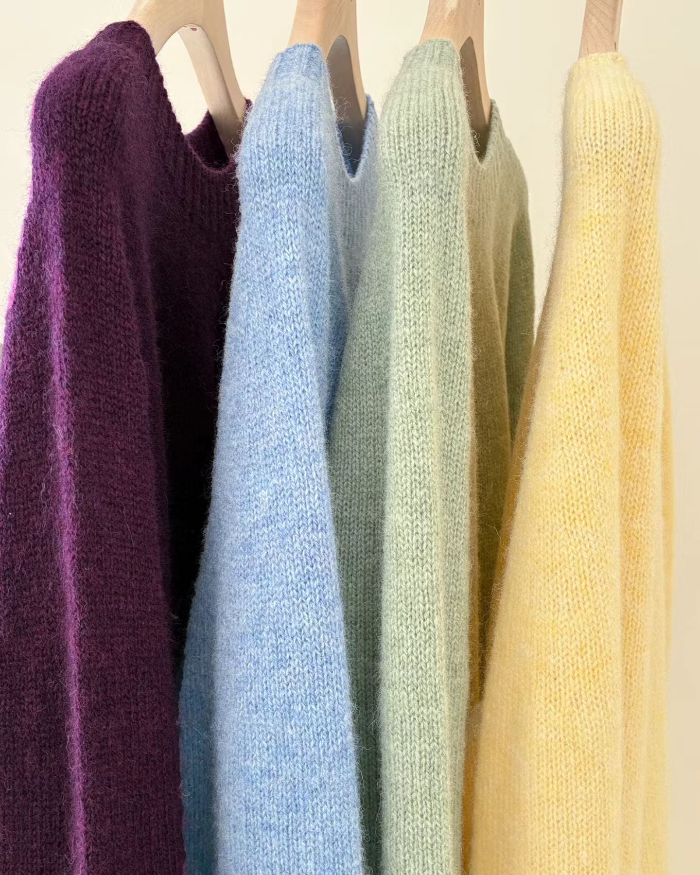 Ounce heather shirtland wool knit-4col