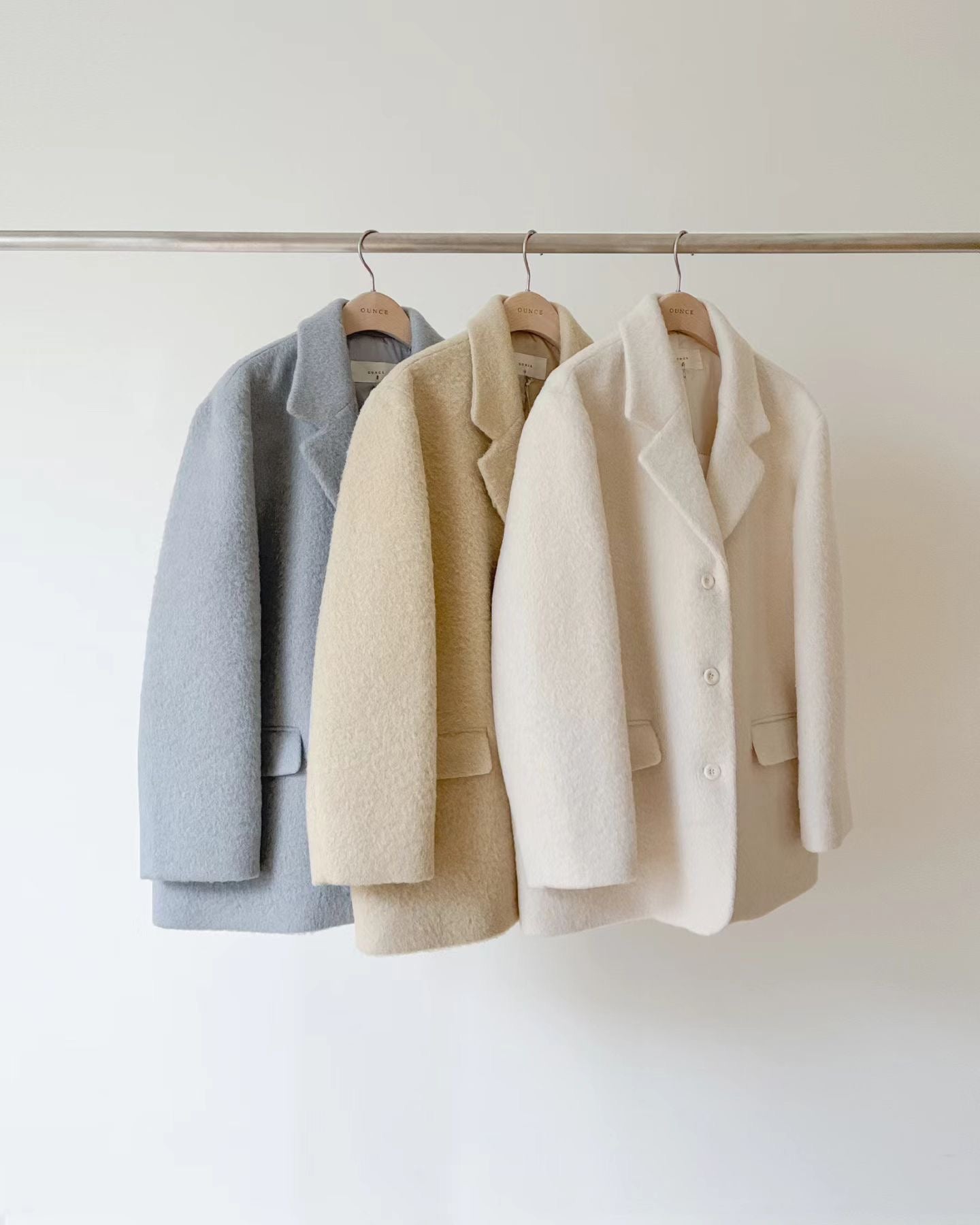 Ounce lily alpaca jacket-3col