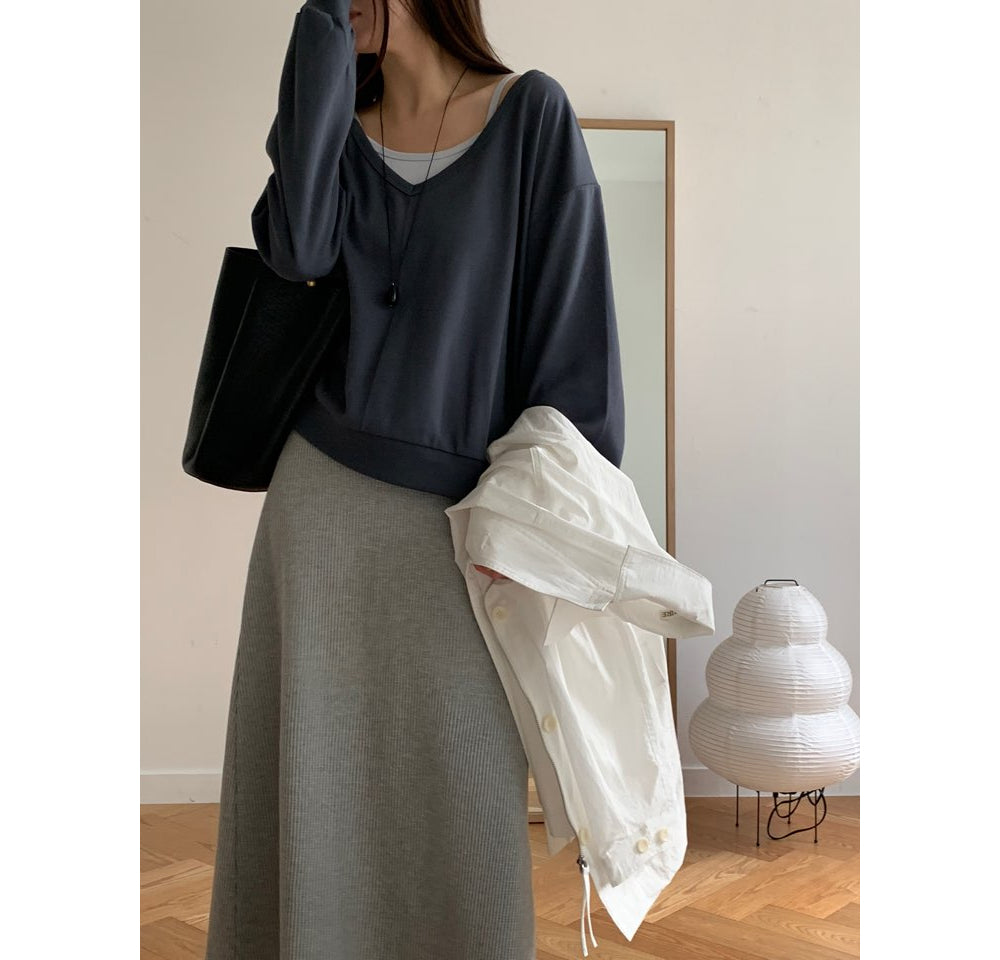 Preto Sweatshirt Set-4col