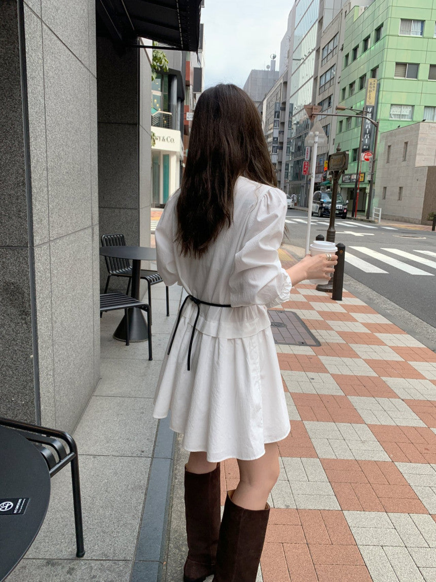 girlish pintuck onepiece-2col