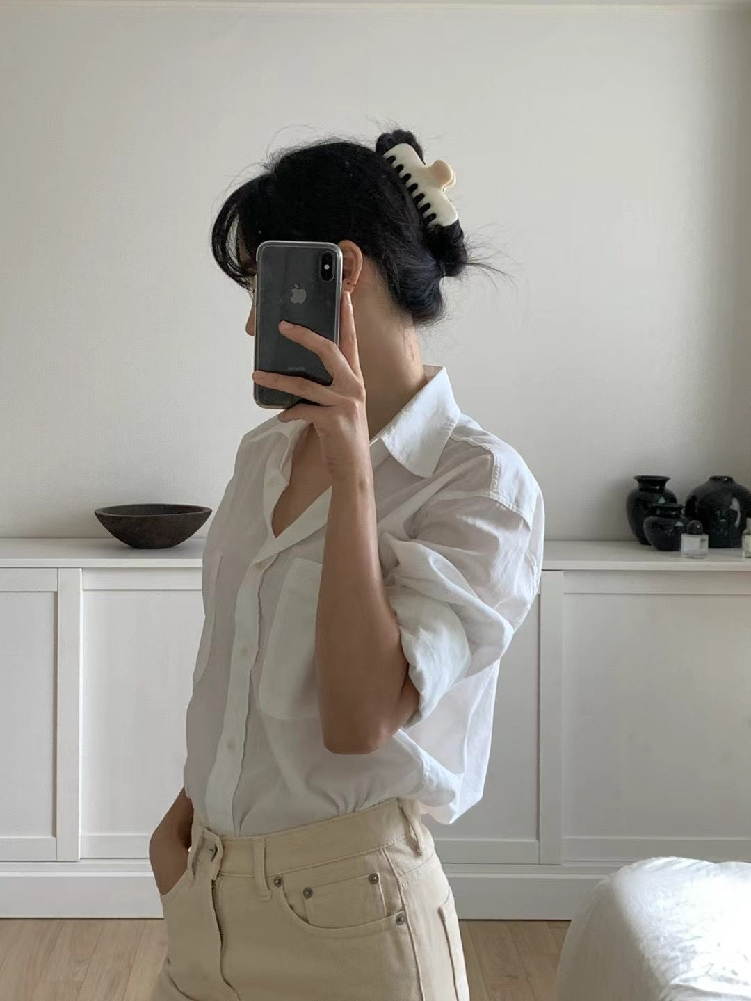 Ounce washing light shirt-3col
