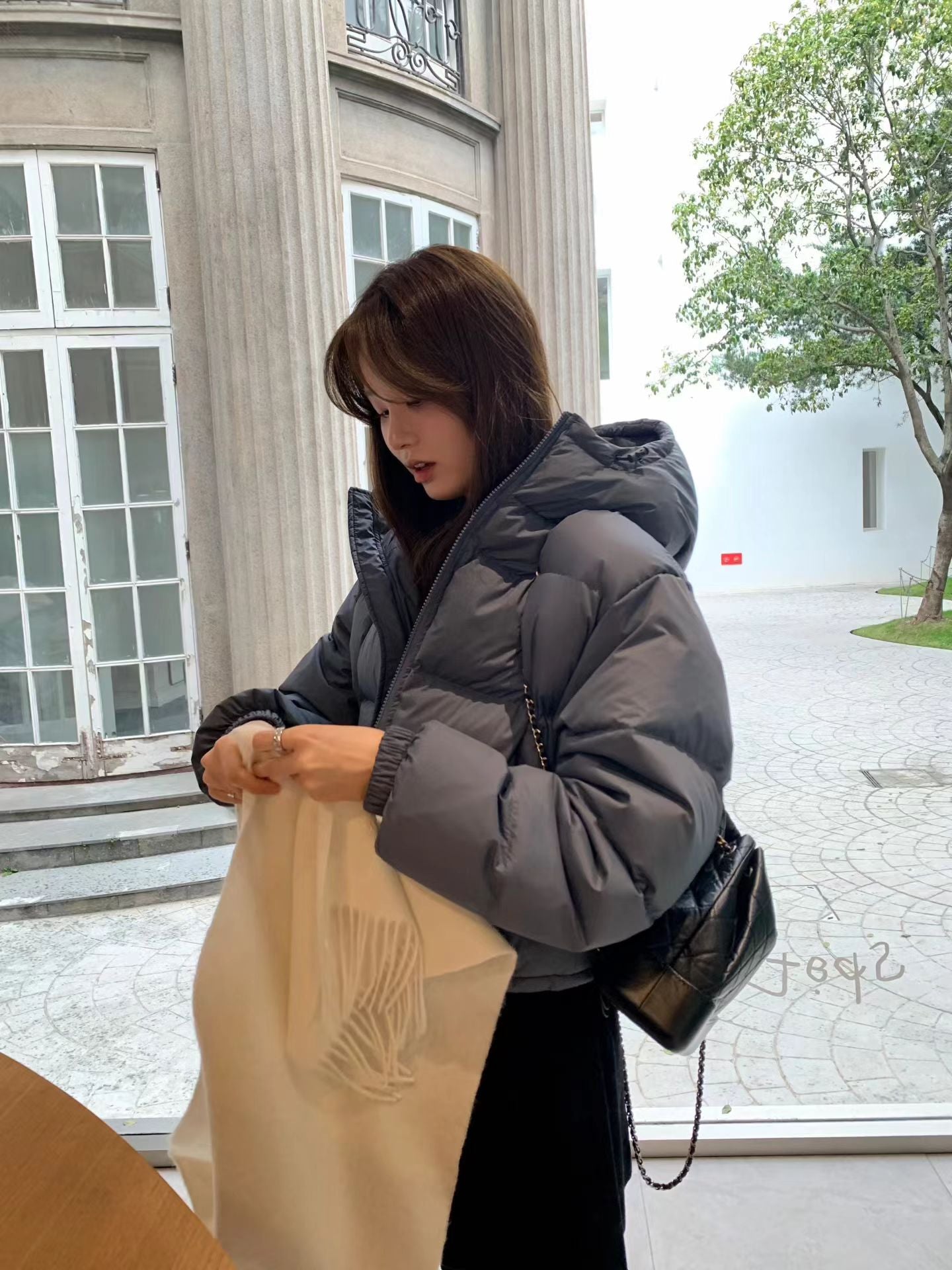 Ounce bunny hoodie padding-3col