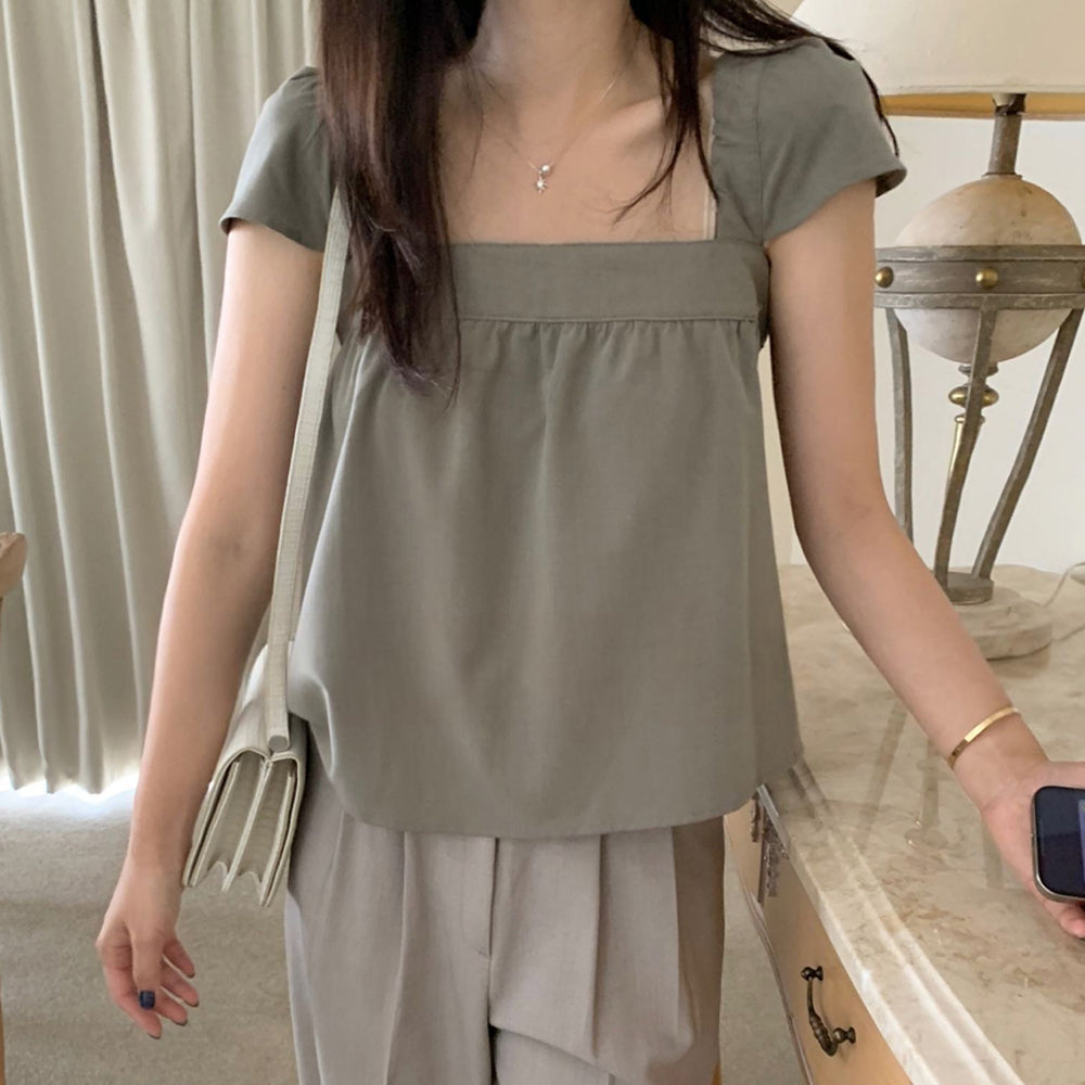 Formal Wing Blouse-2col