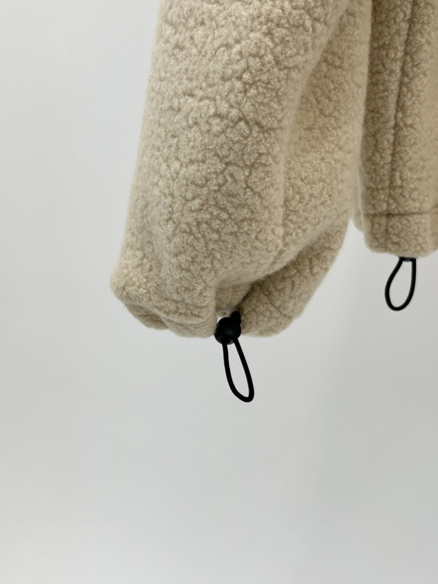 Cris fine wool dumble zip up jumper-3col