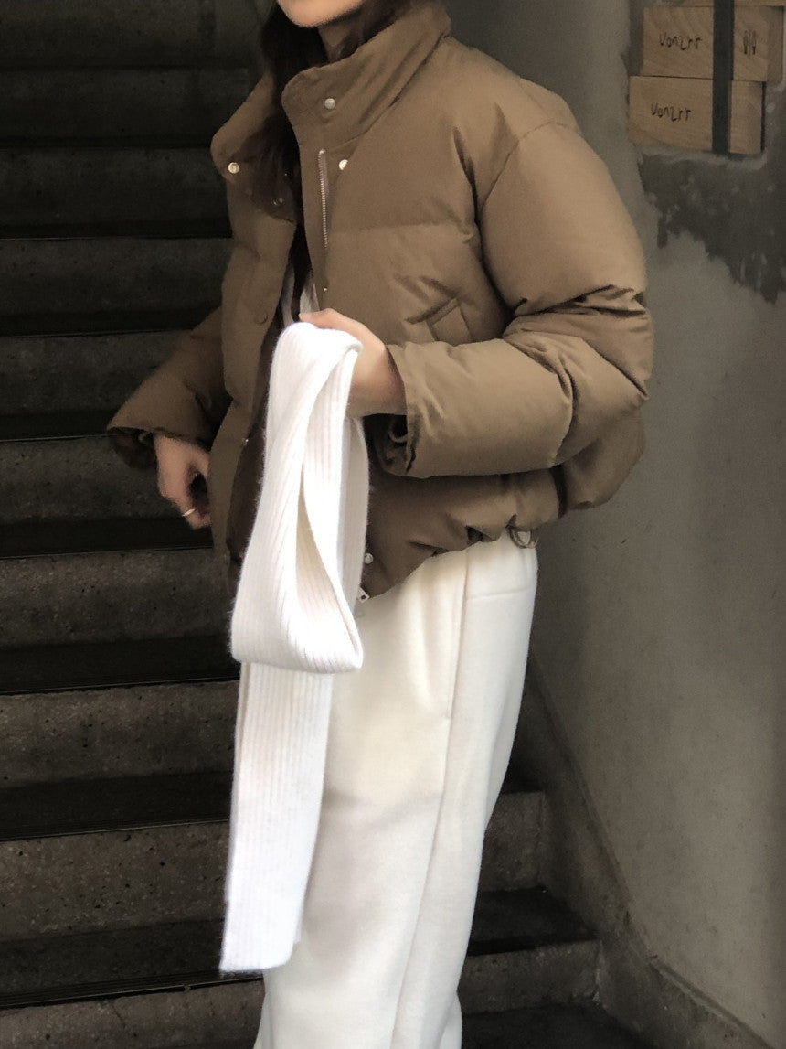 Basel duckdown short padding-3col