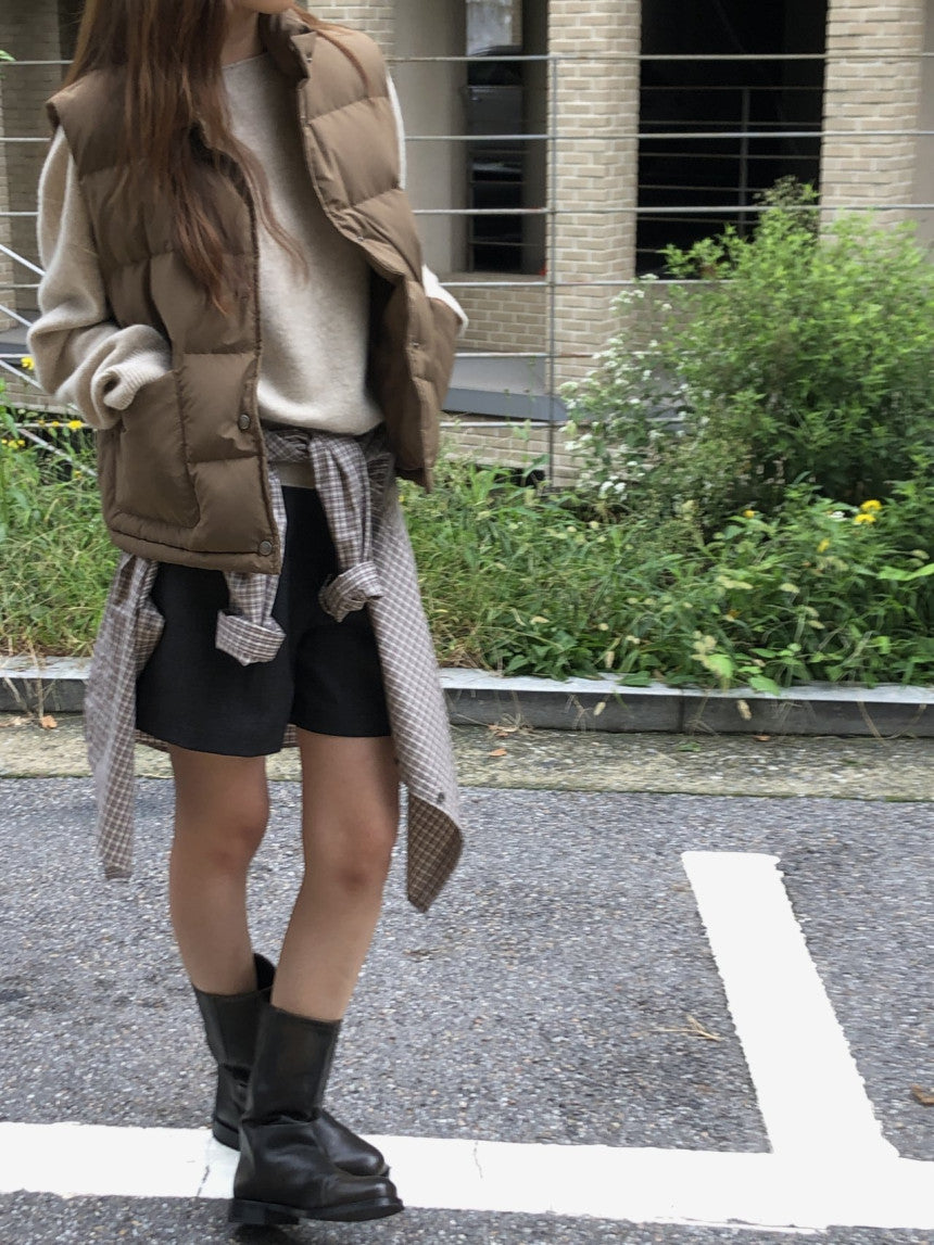 Bloom duckdown vest-3col