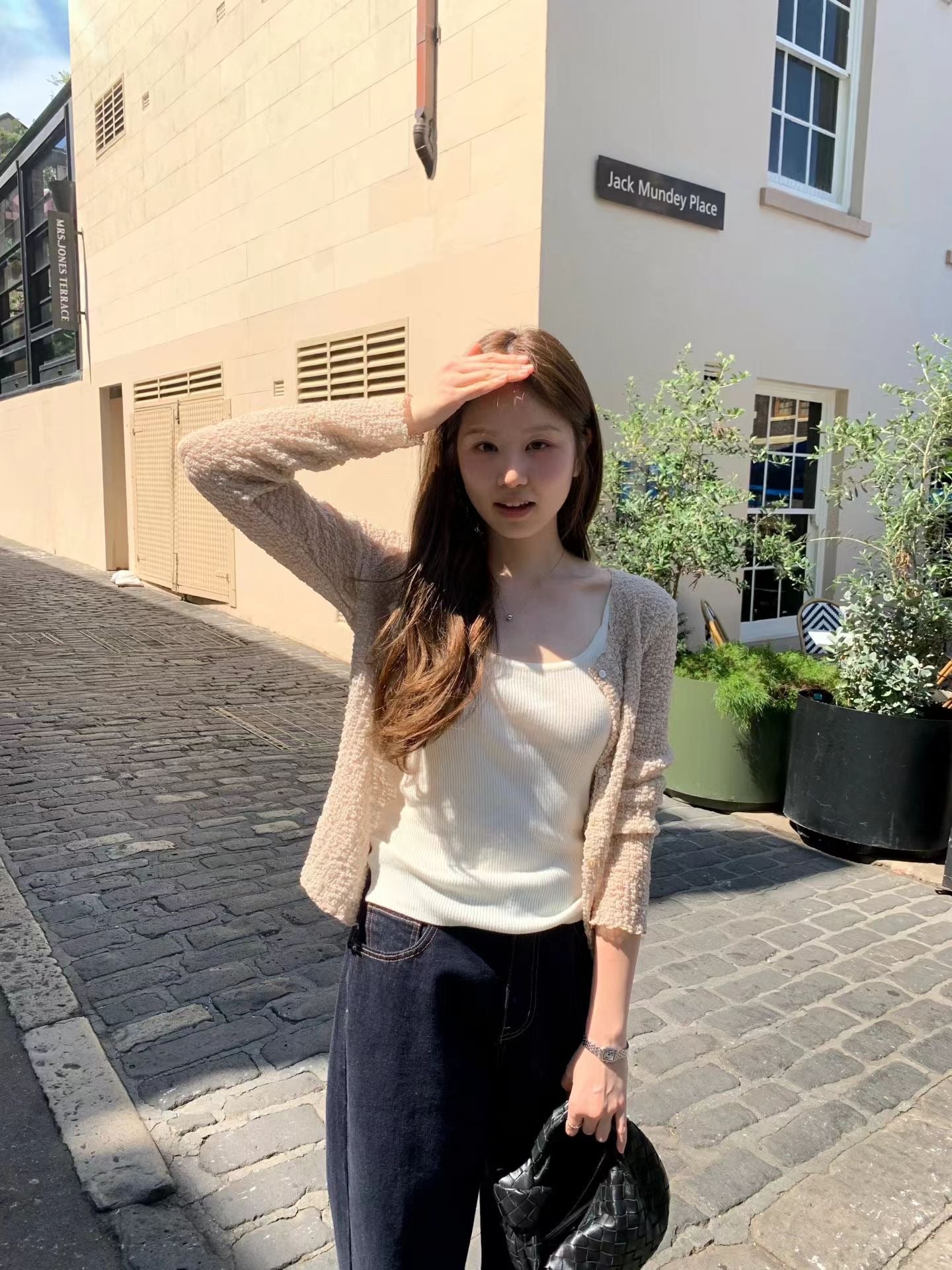 Ounce cloud wrinkle cardigan-3col