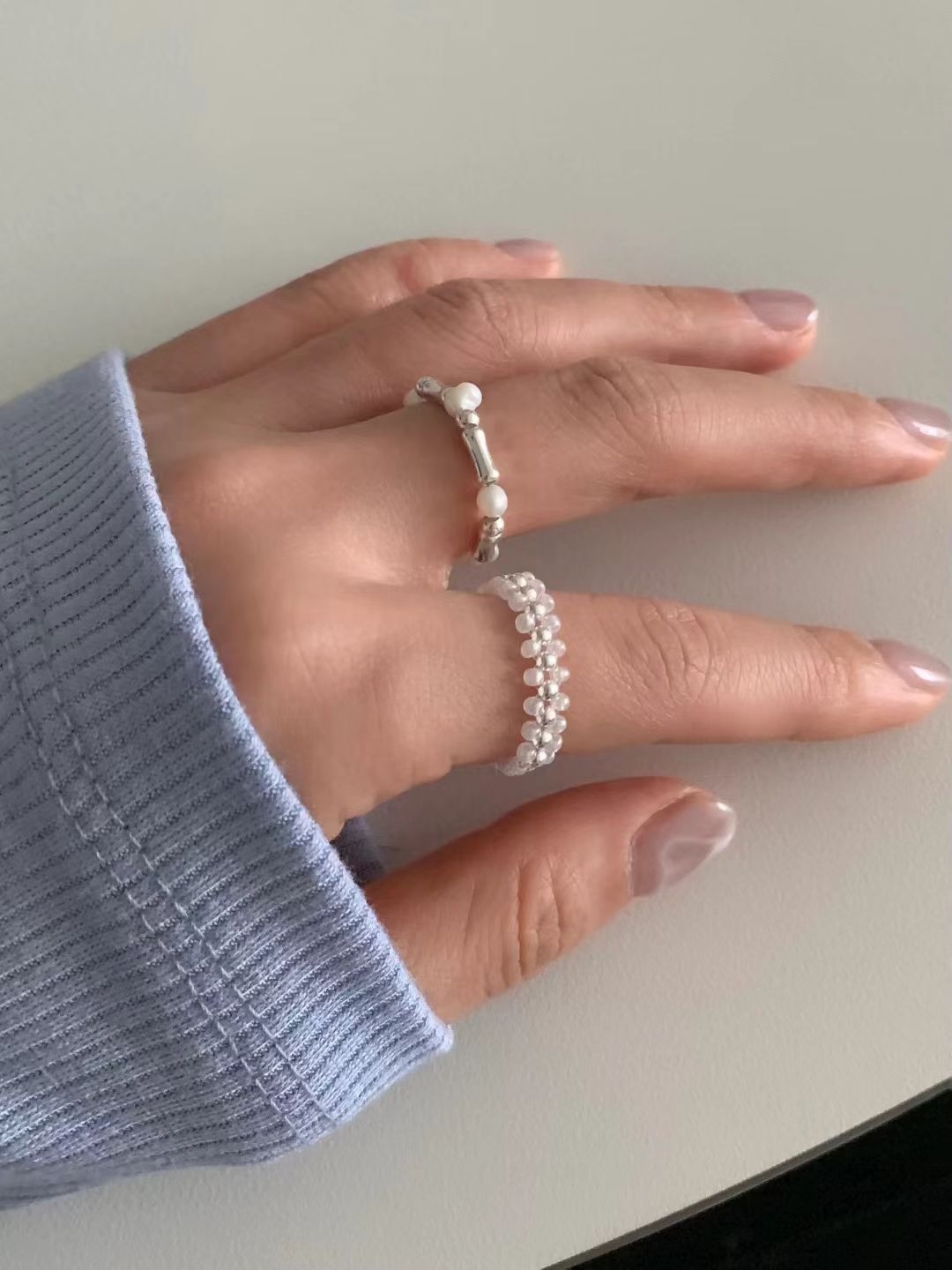 Flower Silver Ball biz Banding rong