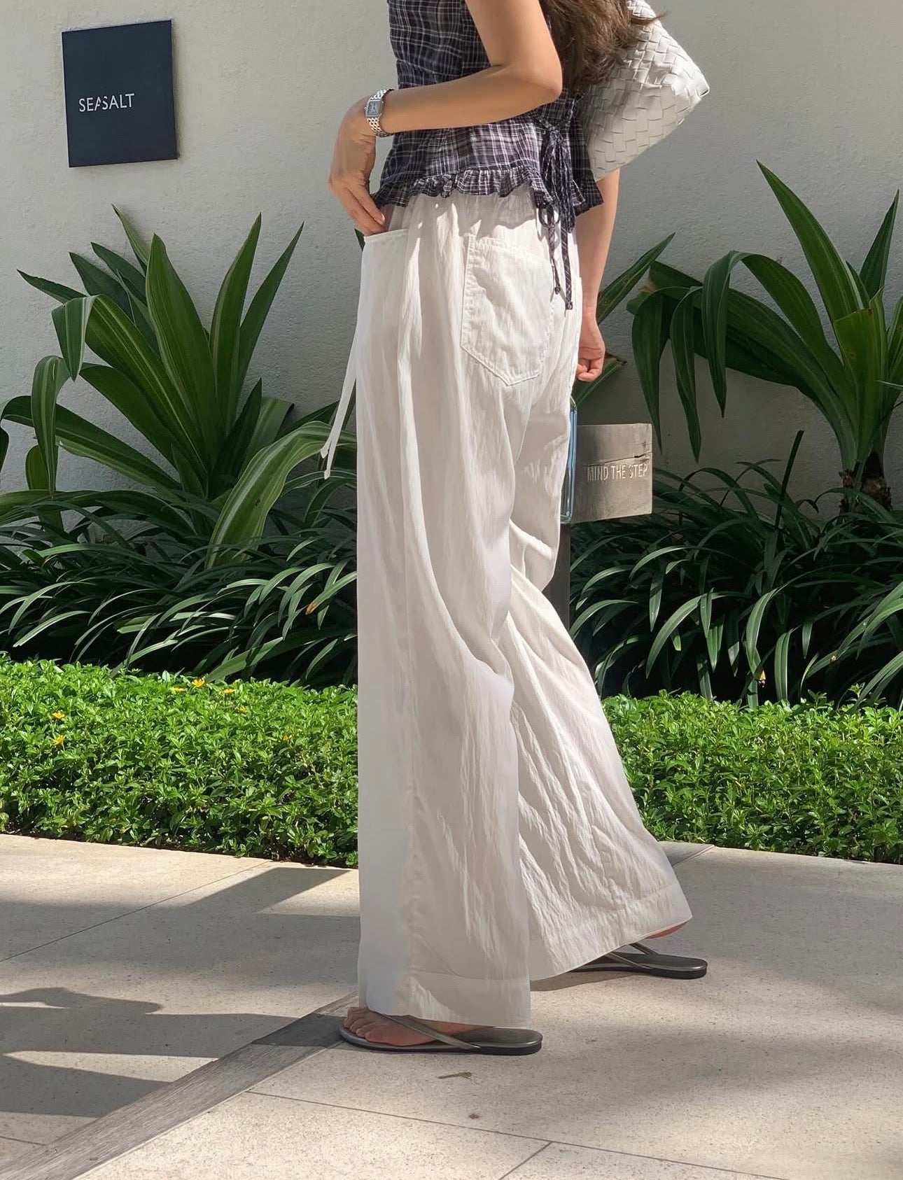 liter blusher nylon pants-3col