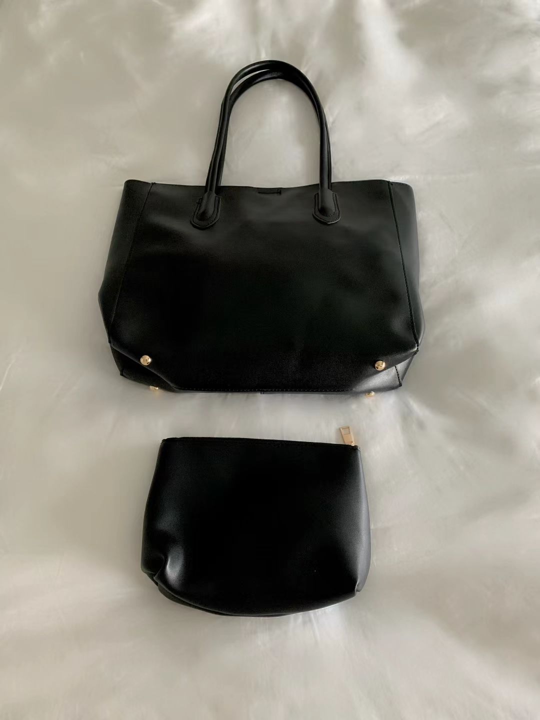 shoulder tote bag-2col