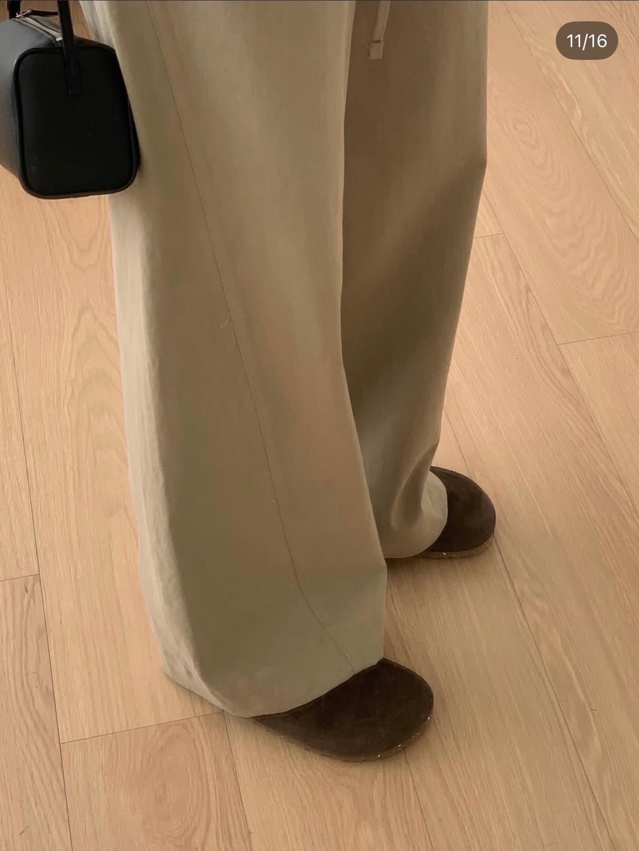 liter dover peach gimo bandding pants-2col