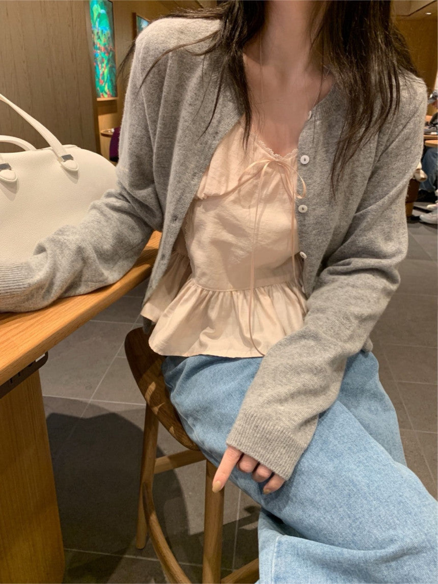 Apple frill bustier-2col