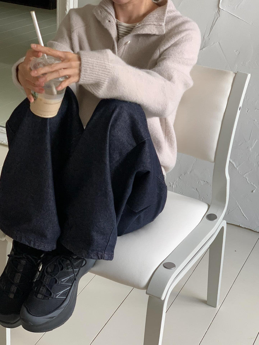 Roots wide inner gimo denim