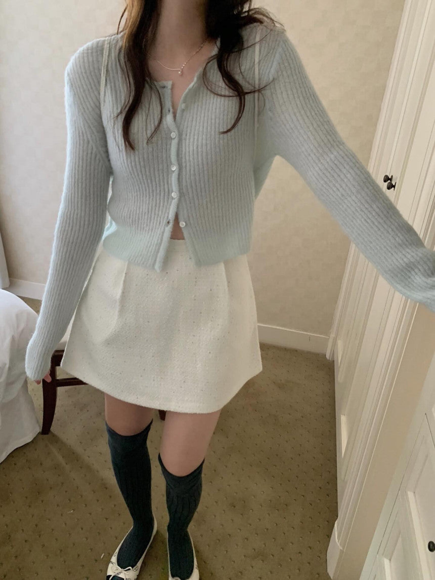 Raul rib cardigan-3col