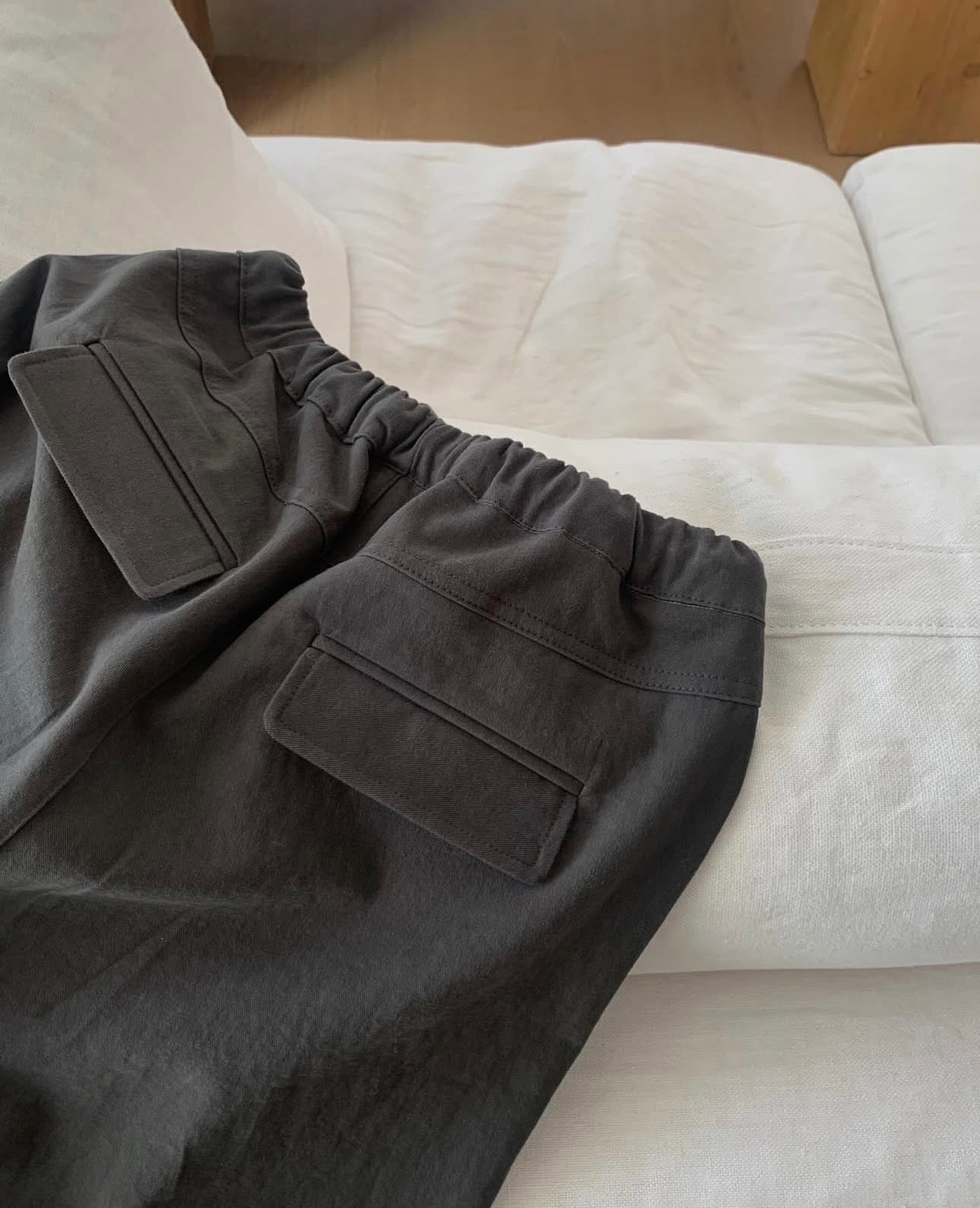 liter dover peach gimo bandding pants-2col