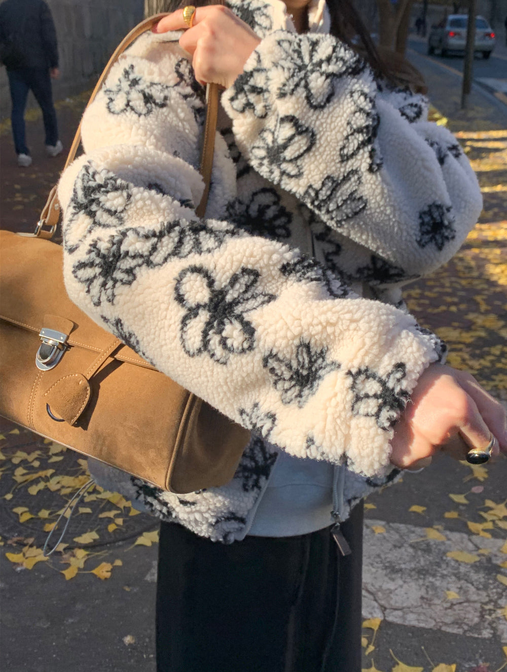 rosy flower jumper-2col