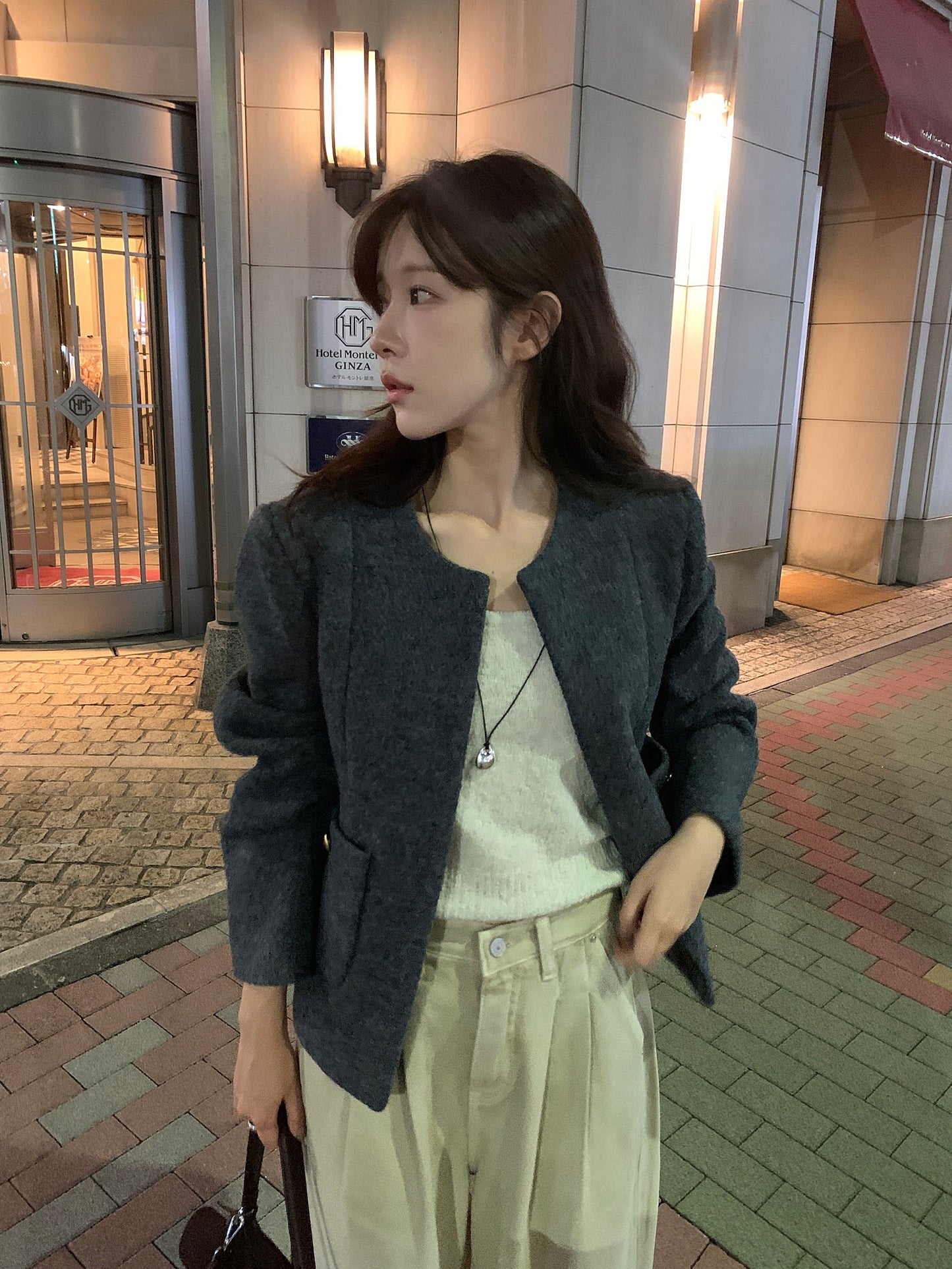 racket wool jacket-3col
