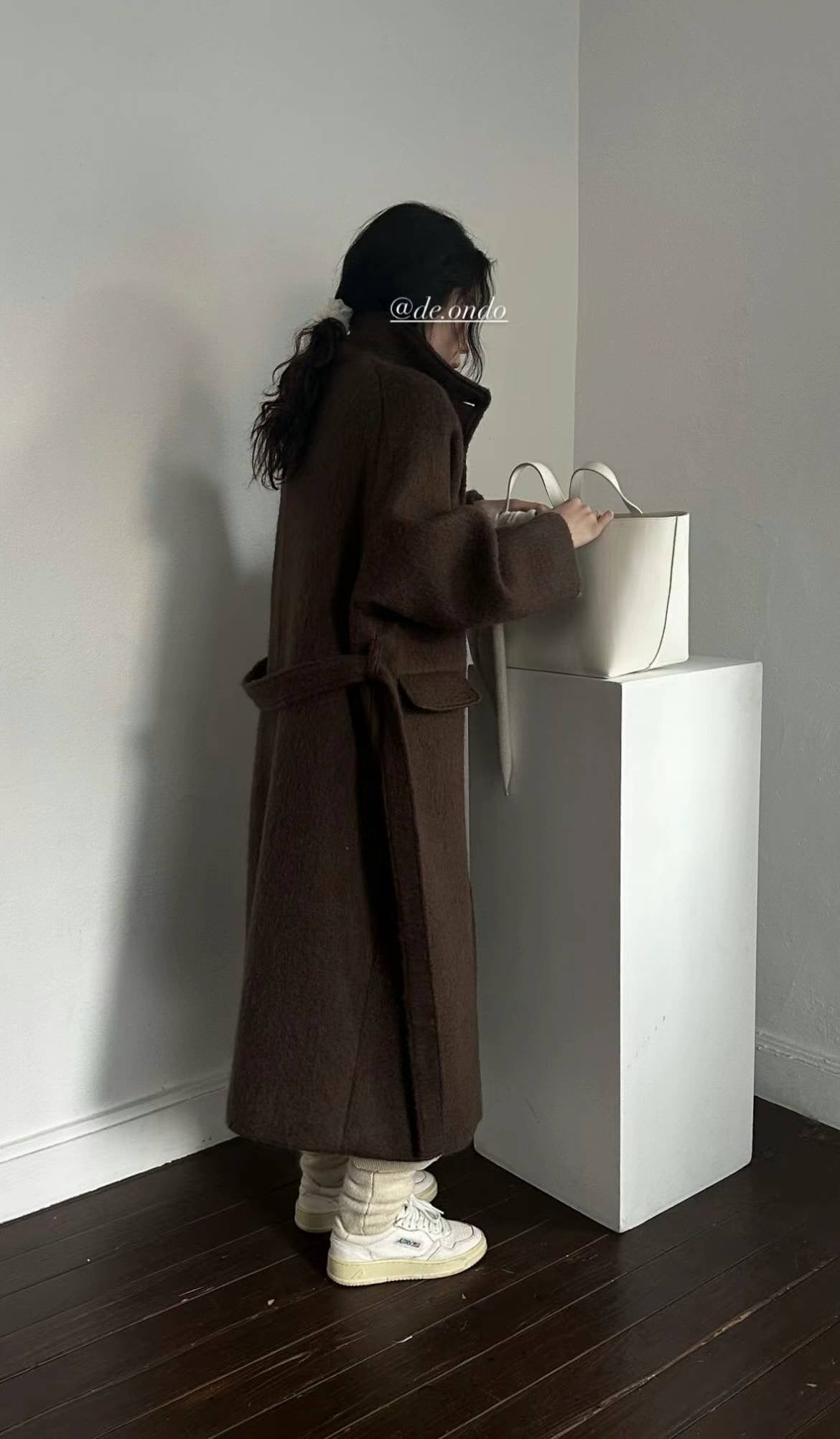 deondo baby alpaca coat-2col