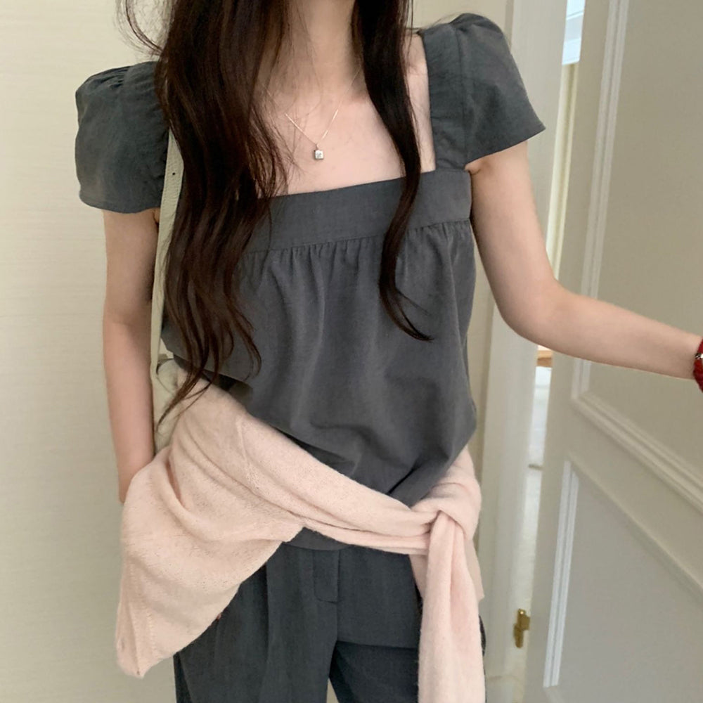 Formal Wing Blouse-2col