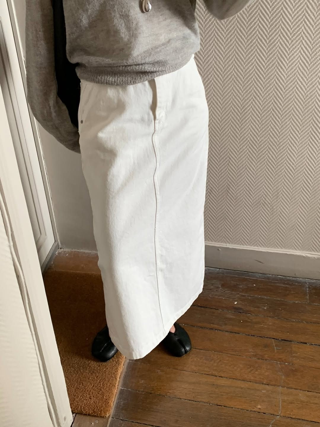 Marie vintage A-line skirt-2col