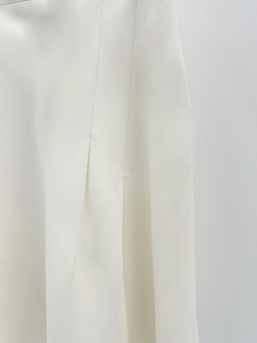 Sophia silk flared skirt-2col