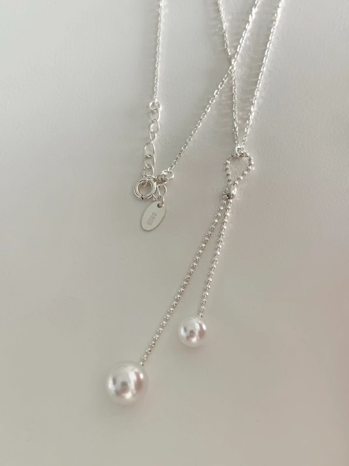 Swal Pearl Drop Necklace