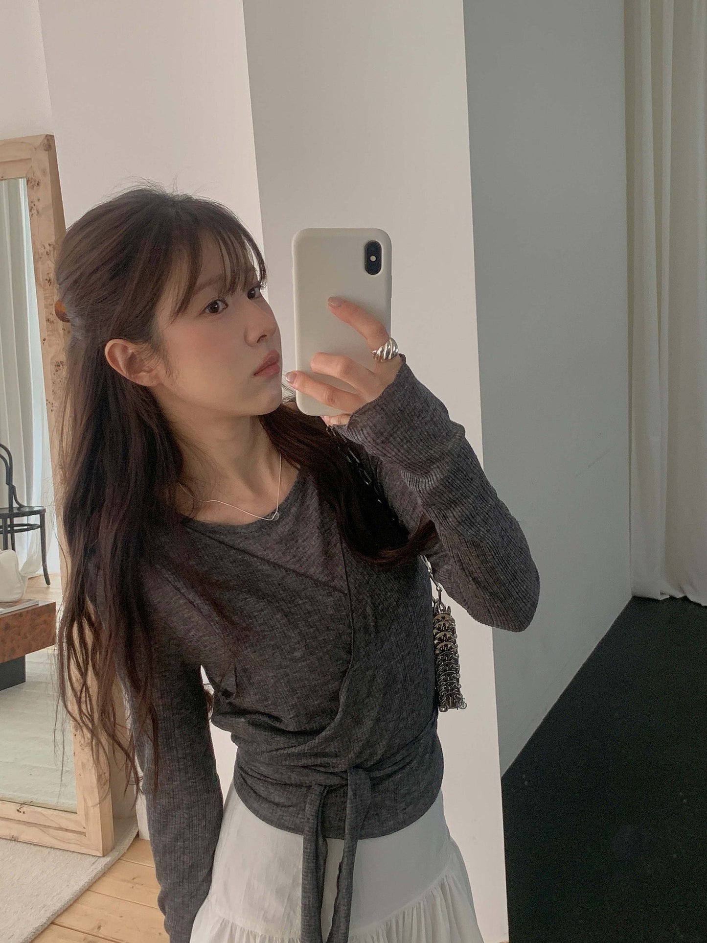 Sophie wrap vest&T set-3col