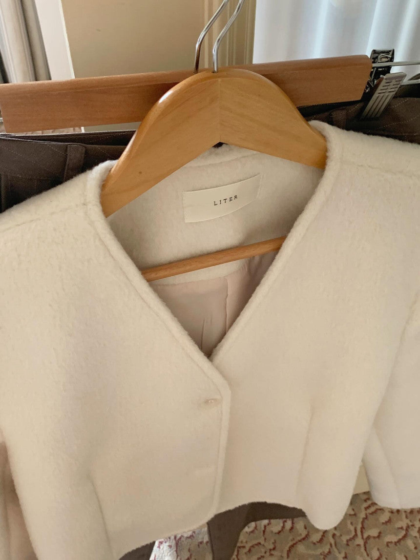 liter gloria wool jacket-2col