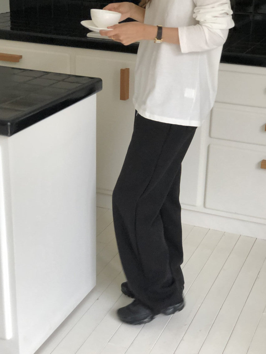 Pure brush cotton T-2col