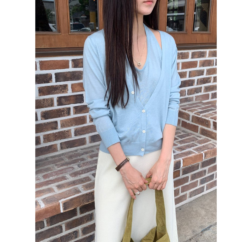 Colin Cardigan Set-4col
