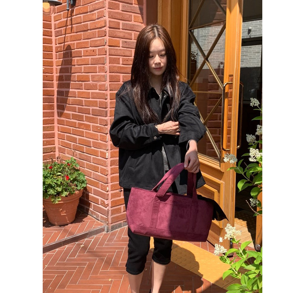 Mented Suede Jacket-2col