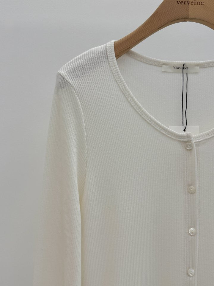 Rooney rib round cardigan-3col