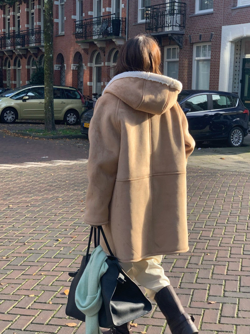 Fitz hoodie shearing half mustang