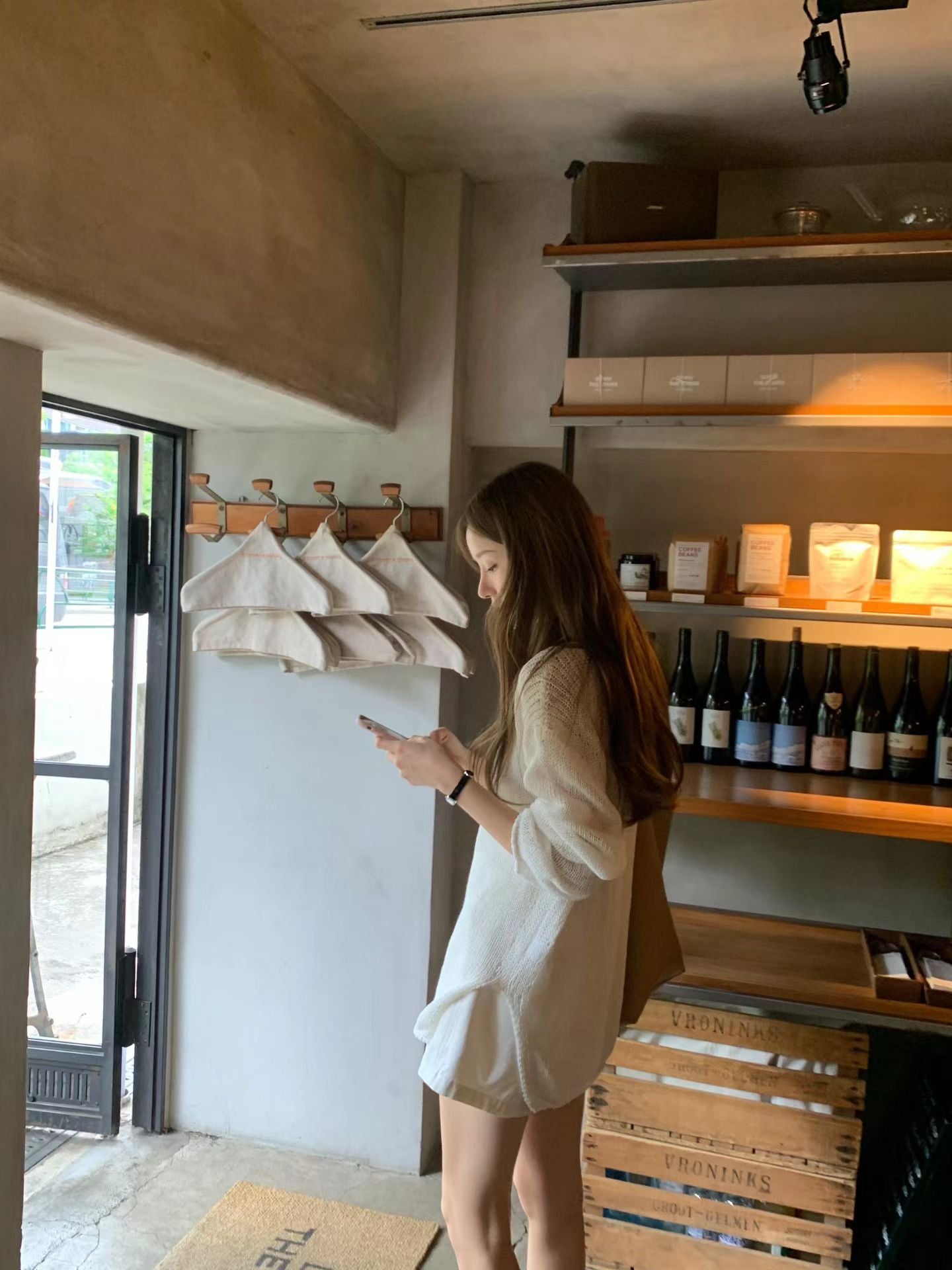Ounce loose boat neck knit