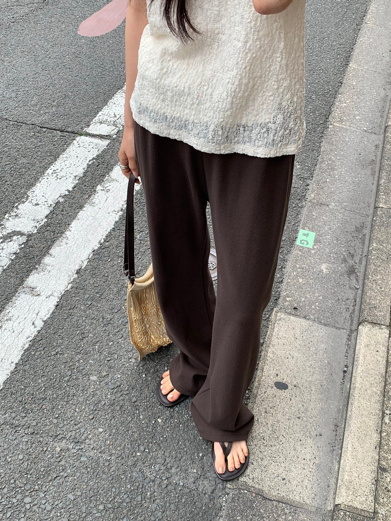 Cozy rib training pants-3col