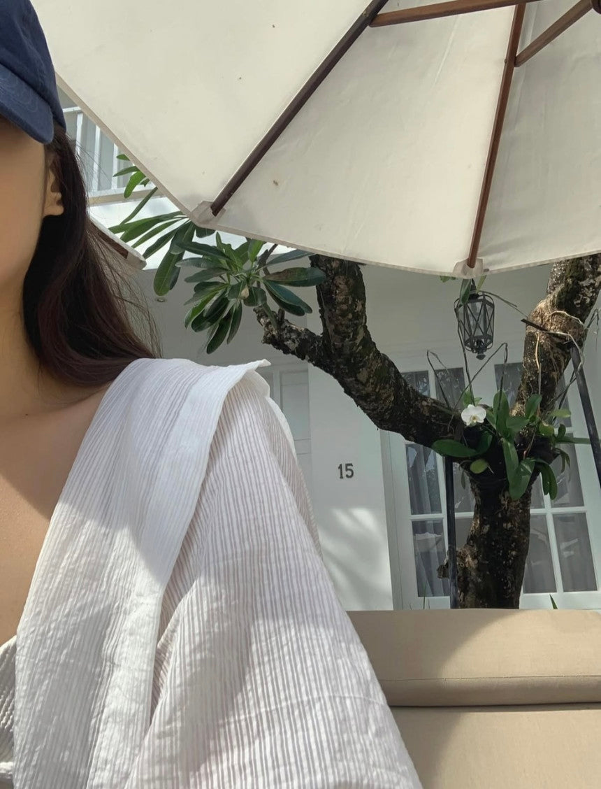 liter pino s.t hood blouse-2col