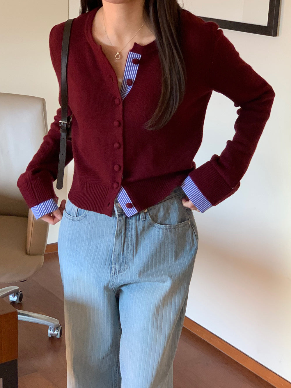 ami s.t cardigan-3col