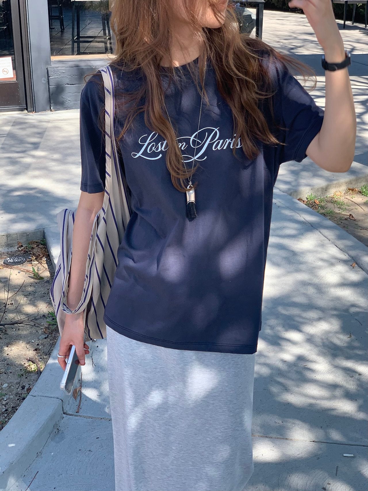 Lost in paris box fit T-3col