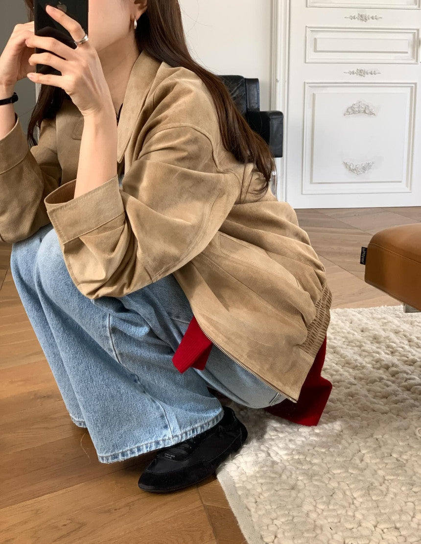 Bern suede blouson