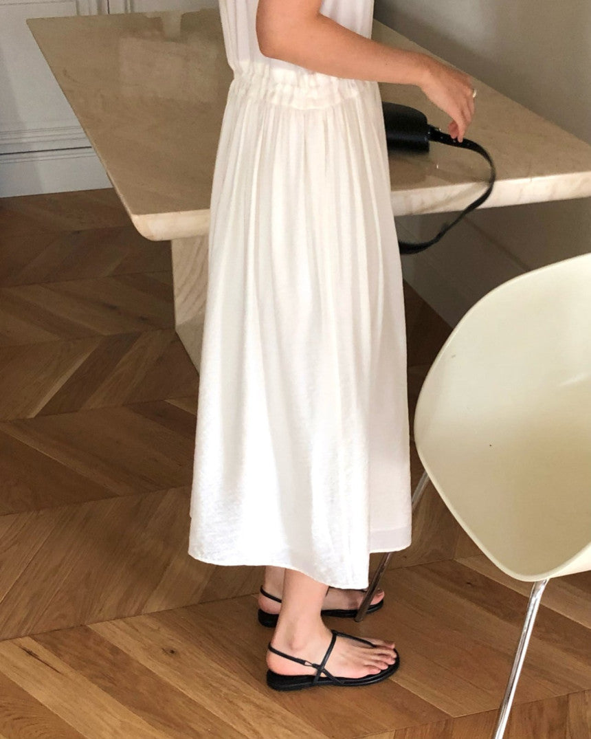 Ellen pintuck half-sleeve onepiece-2col