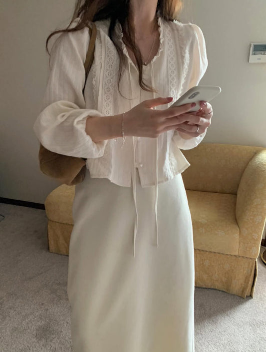 Darling frill gimo blouse