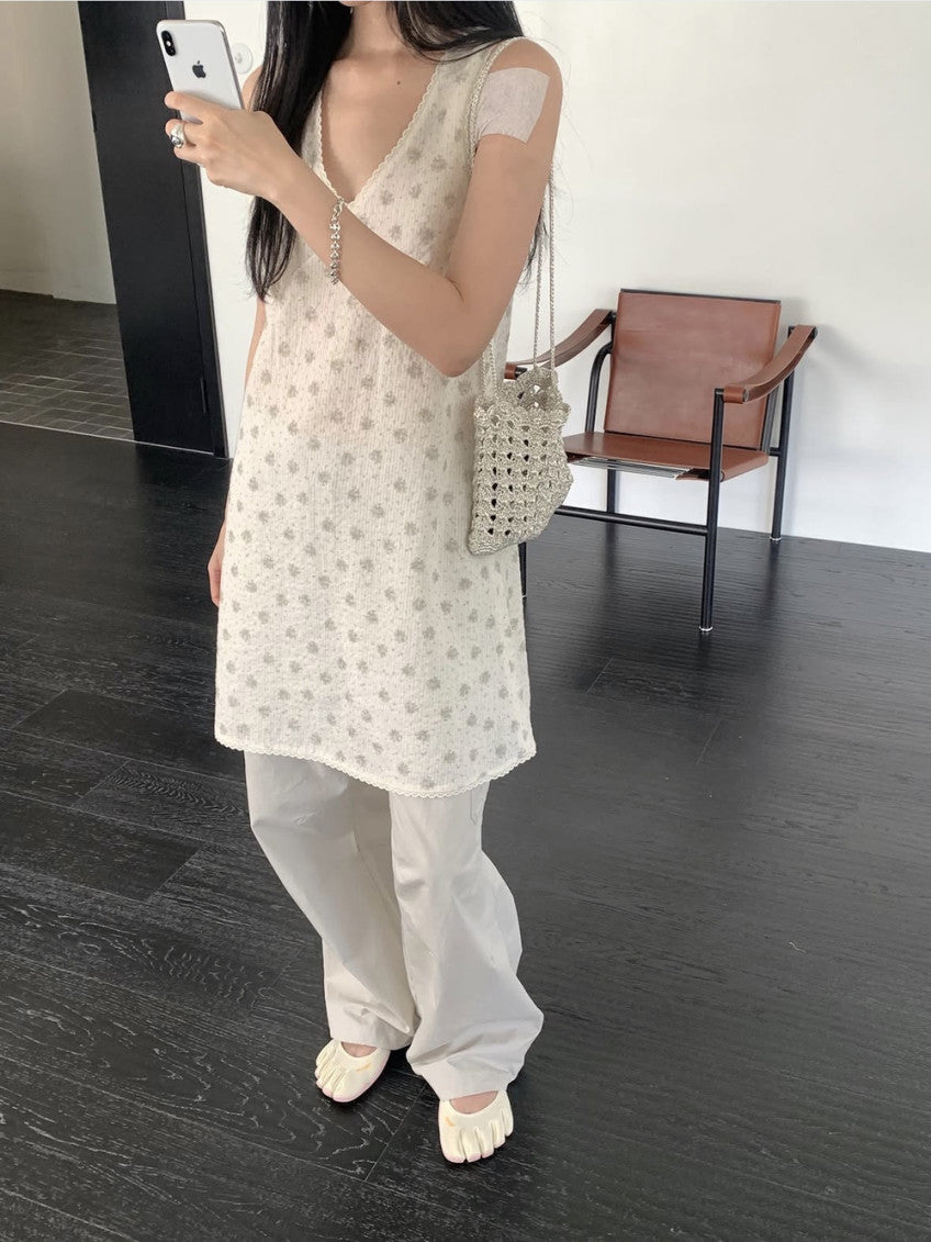 vintage flower onepiece