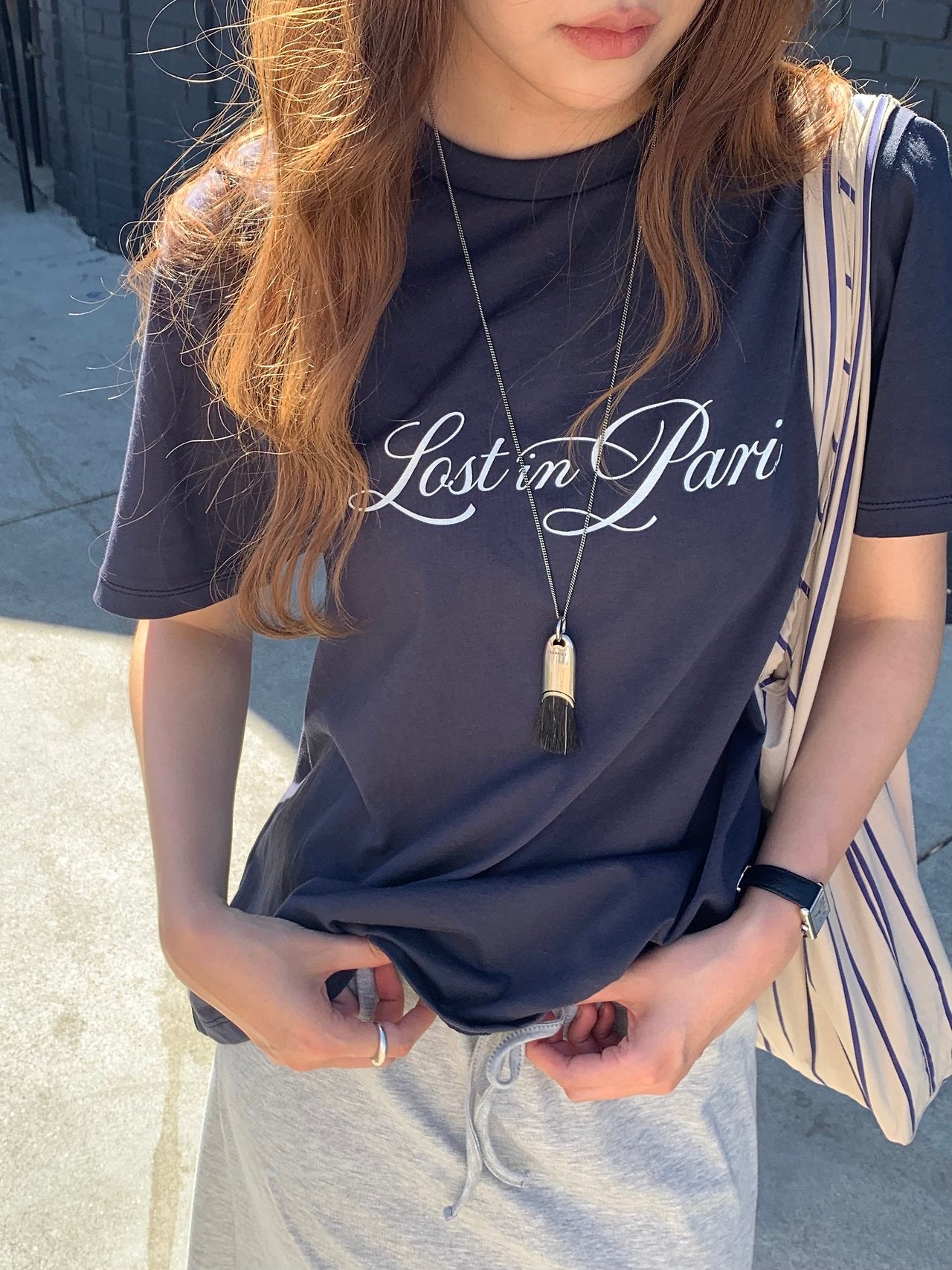 Lost in paris box fit T-3col